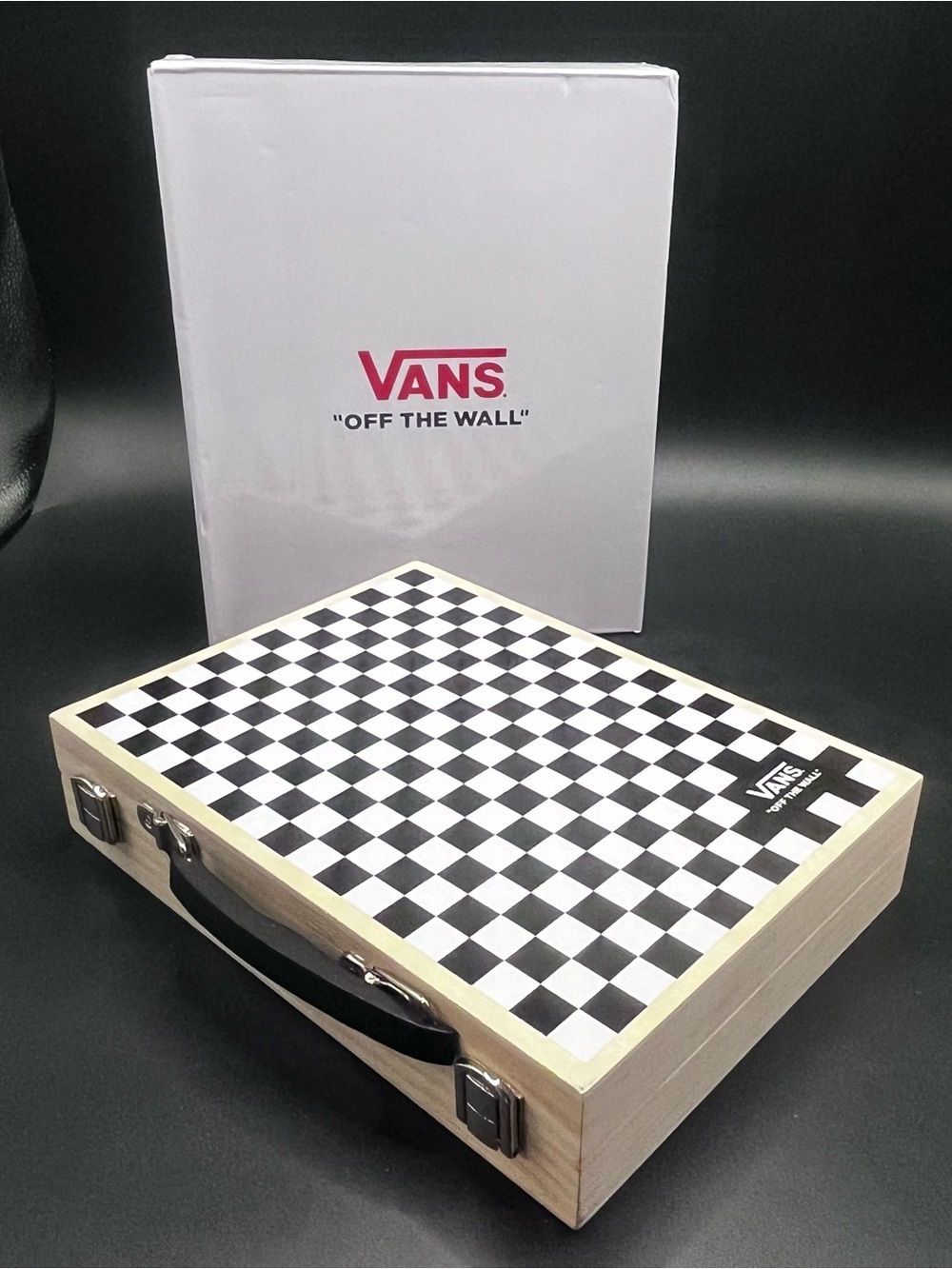 VANS Family Exclusive Wood Backgammon Set New In Box